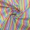 Polyester Cotton Fabric Skinny Stripe Multi