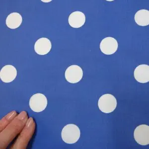 Polyester Cotton Fabric Shilling Spot royal