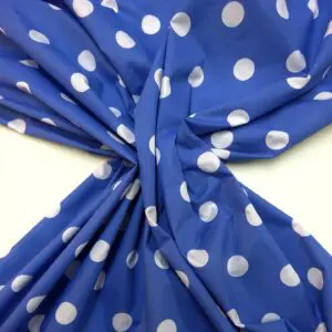 Polyester Cotton Fabric Shilling Spot royal