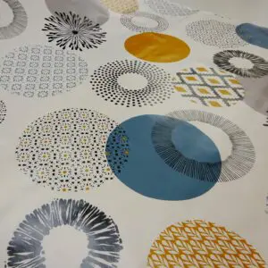 PVC Tabling Fabric Spirograph