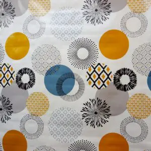 PVC Tabling Fabric Spirograph
