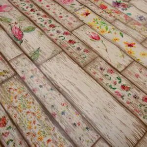 PVC Tabling Fabric Woodland Cottage
