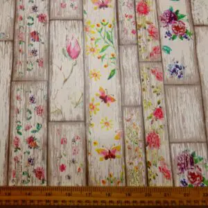 PVC Tabling Fabric Woodland Cottage