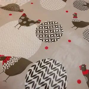 PVC Tabling Fabric Spot The Hen