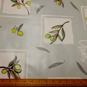 PVC Tabling Fabric Olive Branch