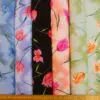 Viscose Fabric Floral Tulip Toscani