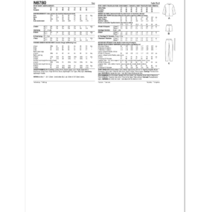 New Look Sewing Pattern 6780
