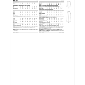 New Look Sewing Pattern 6781