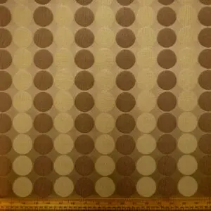 Curtain Fabric Taffeta Balls Sand/Gold/Bronze