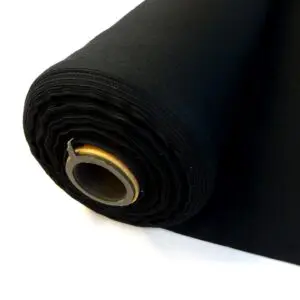 Sheeting Fabric Polyester Cotton Black Full Rolls