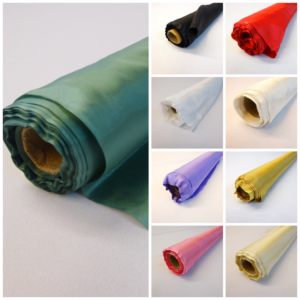 Satin Habutae Faux Silk Fabric Full Rolls
