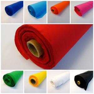 Polyester Cotton Fabric – Plain Full Rolls