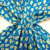 Polyester Cotton Fabric Avocado Toast Turquoise Lime