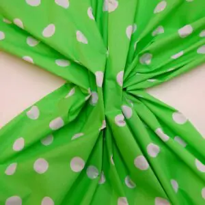 Polyester Cotton Fabric Shilling Spot Lime