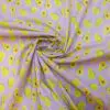 Polyester Cotton Fabric Avocado Toast Lime Lilac