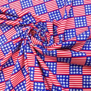 Cotton Fabric Print Hollywood USA