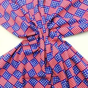 Cotton Fabric Print Hollywood USA