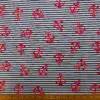 Cotton Fabric Print Anchors Away Navy