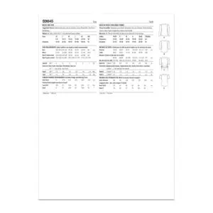 Simplicity Sewing Pattern 9645