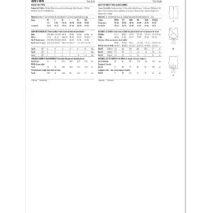 Simplicity Sewing Pattern 9784