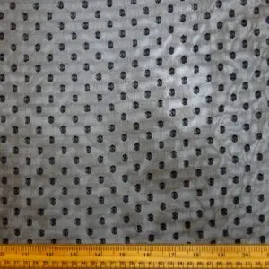 Georgette Fabric Jacquard Spot Black