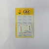 Bum Bag Clips Small Carded 20mm White
