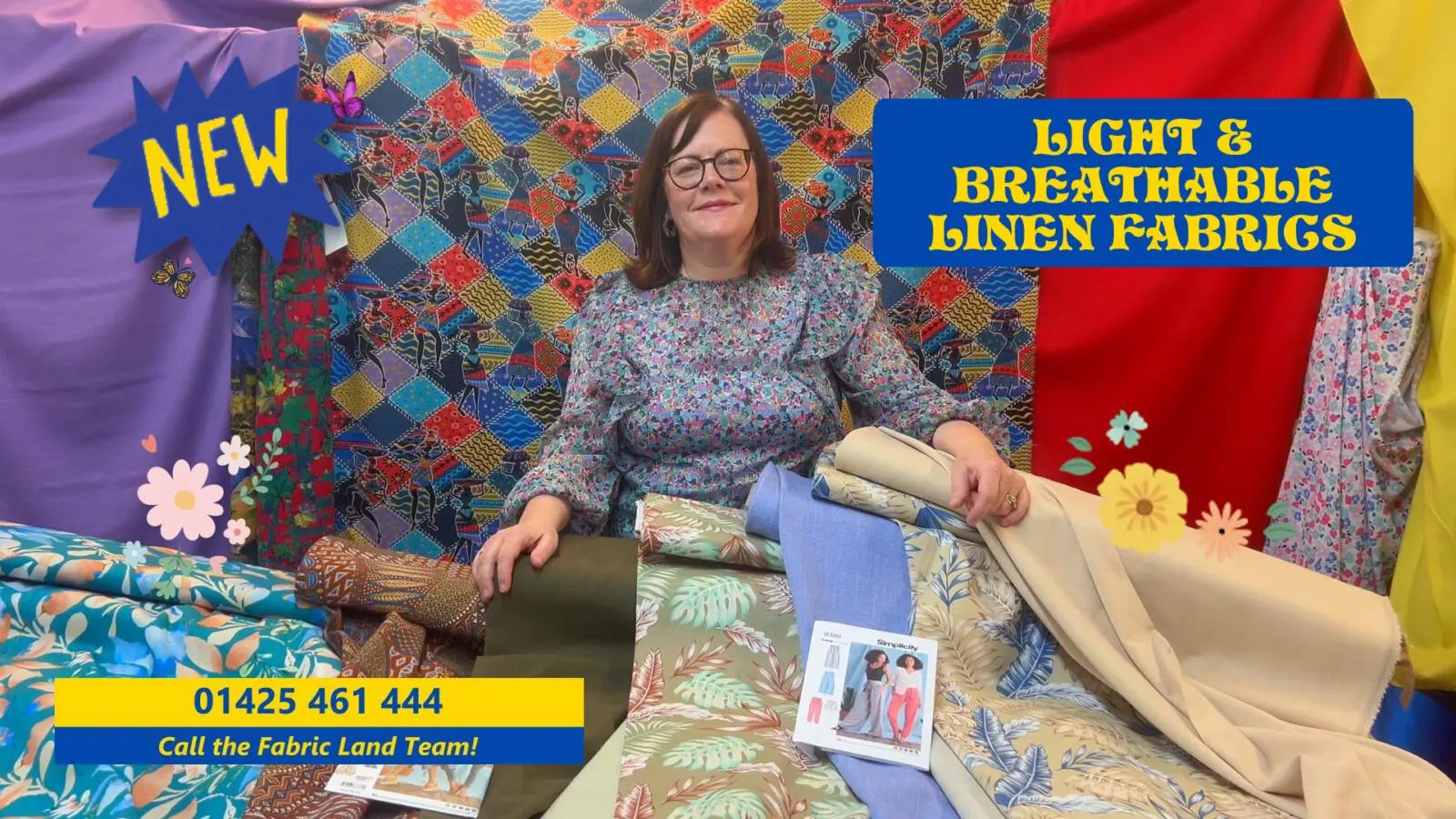 Linen Fabrics at Fabric Land