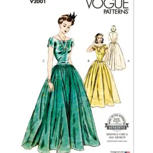 Vogue Sewing Pattern 2001