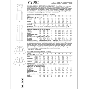 Vogue Sewing Pattern 2085