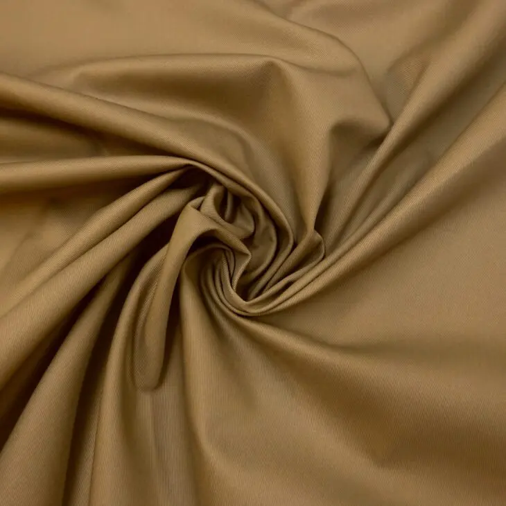 Drill Fabric Poly Cotton Beige Dye Lot 1