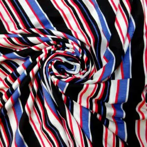 T-Shirting Fabric Seaside Rock Stripe