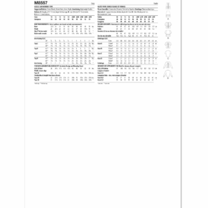 McCall's Sewing Pattern 8557