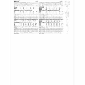 McCall's Sewing Pattern 8559