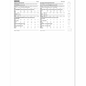 McCall's Sewing Pattern 8568