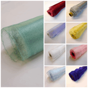 Voile Sugar Puff Nylon Fabric Full Roll