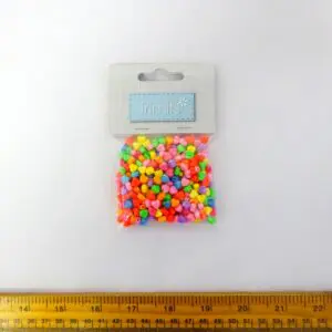 Bead Packets 6mm Mini Heart Beads Multi