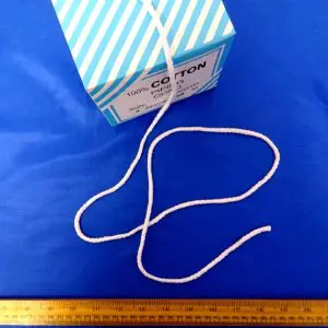 Piping Cord Trimming White 4.5mm Size 4