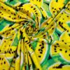 Lycra Patterned Fabric Melons Yellow
