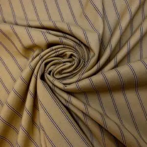 Suiting Fabric Eaton Boating Stripe Beige