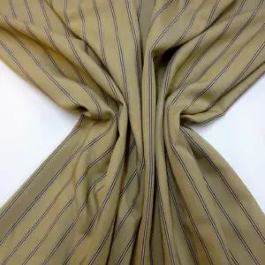 Suiting Fabric Eaton Boating Stripe Beige