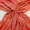 Viscose Fabric Floral Sydney Pink