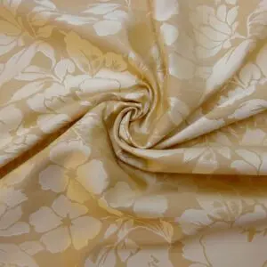 Curtain Fabric Beaumont Clover Ivory Caramel