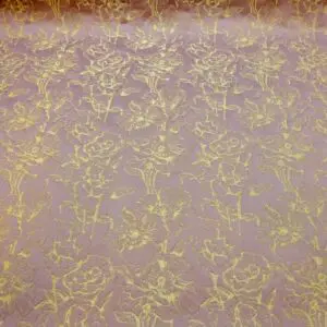 Curtain Fabric Beaumont Cabbage Rose Mauve Mavis