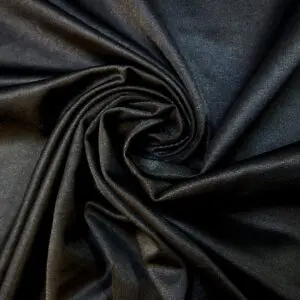 Jersey Fabric Solid Woven Black