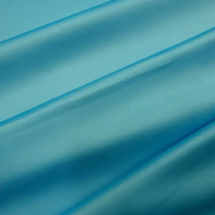 Duchess Satin Fabric Turquoise Jewel