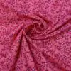 Viscose Fabric Floral Helix Mix Pink