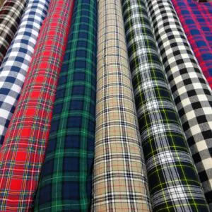 Tartan Patterned Fabric