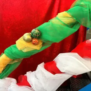 Polyester Dress Net Fabric banister twist