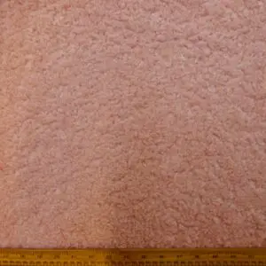Faux Fur Fabric Persian Curly Lamb Dusty Pink