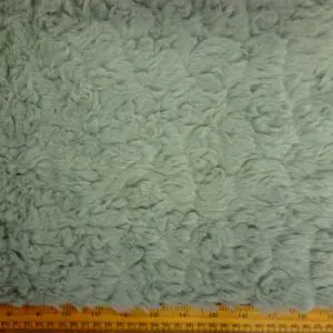 Faux Fur Fabric Koala Whirly Thick And Fluffy Sage